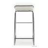 Zuo Modern Wedge Bar Stool in White - Back - Zuo Modern Wedge Bar Stool in White - Back