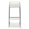 Zuo Modern Wedge Bar Stool in White - Front