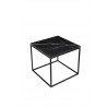 Onix 19" Square End Table Black - Closer View