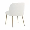 Sunpan Lyne Dining Chair in Copenhagen White - Back Side Angle - Sunpan Lyne Dining Chair in Copenhagen White - Back Side Angle
