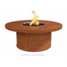 The Outdoor Plus Mabel 36" Corten Steel Fire Table