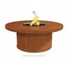 The Outdoor Plus Mabel 36" Corten Steel Fire Table - The Outdoor Plus Mabel 36" Corten Steel Fire Table