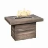 he Outdoor Plus 36" Alberta Fire Pit Wood Grain Concrete - he Outdoor Plus 36" Alberta Fire Pit Wood Grain Concrete
