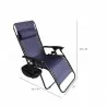 Zero Gravity Recliner/Lounger with Cup Holder - Indigo Blue - Zero Gravity Recliner/Lounger with Cup Holder - Indigo Blue