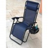 Zero Gravity Recliner/Lounger with Cup Holder - Indigo Blue