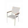 Bellini Home and Garden Essence Dining Chair - Angled with White BG