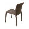Hand Woven PE Synthetic Wicker Over Aluminum Side Chair - WIC-10 - Back