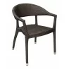 Hand Woven PE Synthetic Wicker Arm Chair - WIC-11 - Hand Woven PE Synthetic Wicker Arm Chair - WIC-11