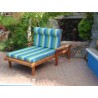 Sun Lounger - Wide with Cushion