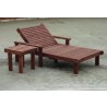 Sun Lounger - Wide with Table