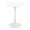 Wilco Side Table in White - Angled from Top