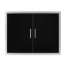 Wildfire Outdoor Living Double Door 30” X 24” 304 Black SS