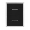  Wildfire Outdoor Living Double Drawer 16” X 22” 304 Black SS