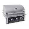 Wildfire Outdoor Living Ranch PRO 30” Gas Grill 304 SS Propane/Natural Gas - Angled