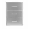 Wildfire Outdoor Living Triple Drawer 19” X 26” 304 SS - Front - Wildfire Outdoor Living Triple Drawer 19” X 26” 304 SS - Front
