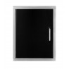  Wildfire Outdoor Living Vertical Single Door 16” X 22” 304 Black SS