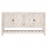 Essentials For Living Willow Media Sideboard - Front Angle