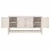 Essentials For Living Willow Media Sideboard - Front with All Doors Opened - Essentials For Living Willow Media Sideboard - Front with All Doors Opened