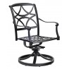 Woodard Wiltshire Swivel Rocking Dining Arm Chair