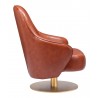 Zuo Modern Withby Accent Chair Brown - Side View