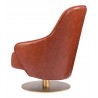Zuo Modern Withby Accent Chair Brown - Back Left View