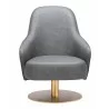 Zuo Modern Withby Accent Chair Gray - Front View - Zuo Modern Withby Accent Chair Gray - Front View
