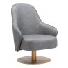 Zuo Modern Withby Accent Chair Gray - Angled 1