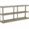 Sunpan Doncaster Low Bookcase - Front Side Angle - Sunpan Doncaster Low Bookcase - Front Side Angle