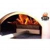 WPPO Ovens Pizza Oven Brush with Scraper and Wooden Handle - With Oven