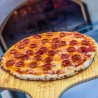 WPPO Ovens 14" x 24" Wooden Pizza Peel (Launch Pad) - Lifestyle with Pizza