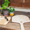 WPPO Ovens 14" x 24" Wooden Pizza Peel (Launch Pad) - Lifestyle