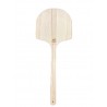 WPPO Ovens 16" x 36" Long Handled Wooden Pizza Peel - Front