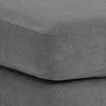 Sunpan Harmony Modular in Ottoman - Danny Dark Grey - Closeup Top Angle - Sunpan Harmony Modular in Ottoman - Danny Dark Grey - Closeup Top Angle