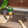 WPPO Ovens Folding Pizza Peel with Wooden Handle - Lifestyle - WPPO Ovens Folding Pizza Peel with Wooden Handle - Lifestyle