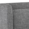 Sunpan Santos Two Seater Sofa - Chacha Grey - Closeup Top Angle