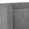 Sunpan Santos Two Seater Sofa - Chacha Grey - Closeup Top Angle - Sunpan Santos Two Seater Sofa - Chacha Grey - Closeup Top Angle