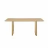 Greenington Hanna Dining Table, Wheat - Front Angle - Greenington Hanna Dining Table, Wheat - Front Angle