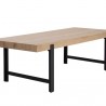 Sunpan Rosso Dining Table 94.5'' - Front Side Angle