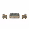 Anderson Teak Toscana 4-pc Deep Seating Swivel Set - Anderson Teak Toscana 4-pc Deep Seating Swivel Set