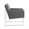 Sunpan Orest Lounge Chair - Cantina Magnetite - Side Angle - Sunpan Orest Lounge Chair - Cantina Magnetite - Side Angle