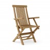 Anderson Teak Bristol Folding Armchair Side View 2 - Anderson Teak Bristol Folding Armchair Side View 2