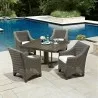 Woodard Augusta Wicker Dining Arm Chair - Lifestyle - Woodard Augusta Wicker Dining Arm Chair - Lifestyle