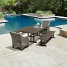 Woodard Augusta Woodlands Dining Bench - Lifestyle