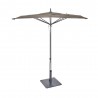 Woodard Canopi Grace 9' Octagonal Flat Umbrella with Pulley Lift - Front 