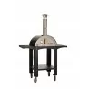 WPPO Ovens Karma 25 Colored Wood-Fired Oven With Stand/Cart - Black - WPPO Ovens Karma 25 Colored Wood-Fired Oven With Stand/Cart - Black
