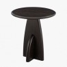 Greenington Zephyr Side Table, Caviar - Front Angle