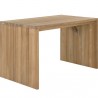 Sunpan Viga Counter Table Natural - Front Side Angle