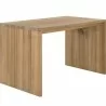 Sunpan Viga Counter Table Natural - Front Side Angle - Sunpan Viga Counter Table Natural - Front Side Angle