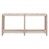 Wrap Outdoor Console Table - Front