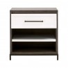 Essentials For Living Wrenn 1-Drawer Nightstand - Front Opened Angle